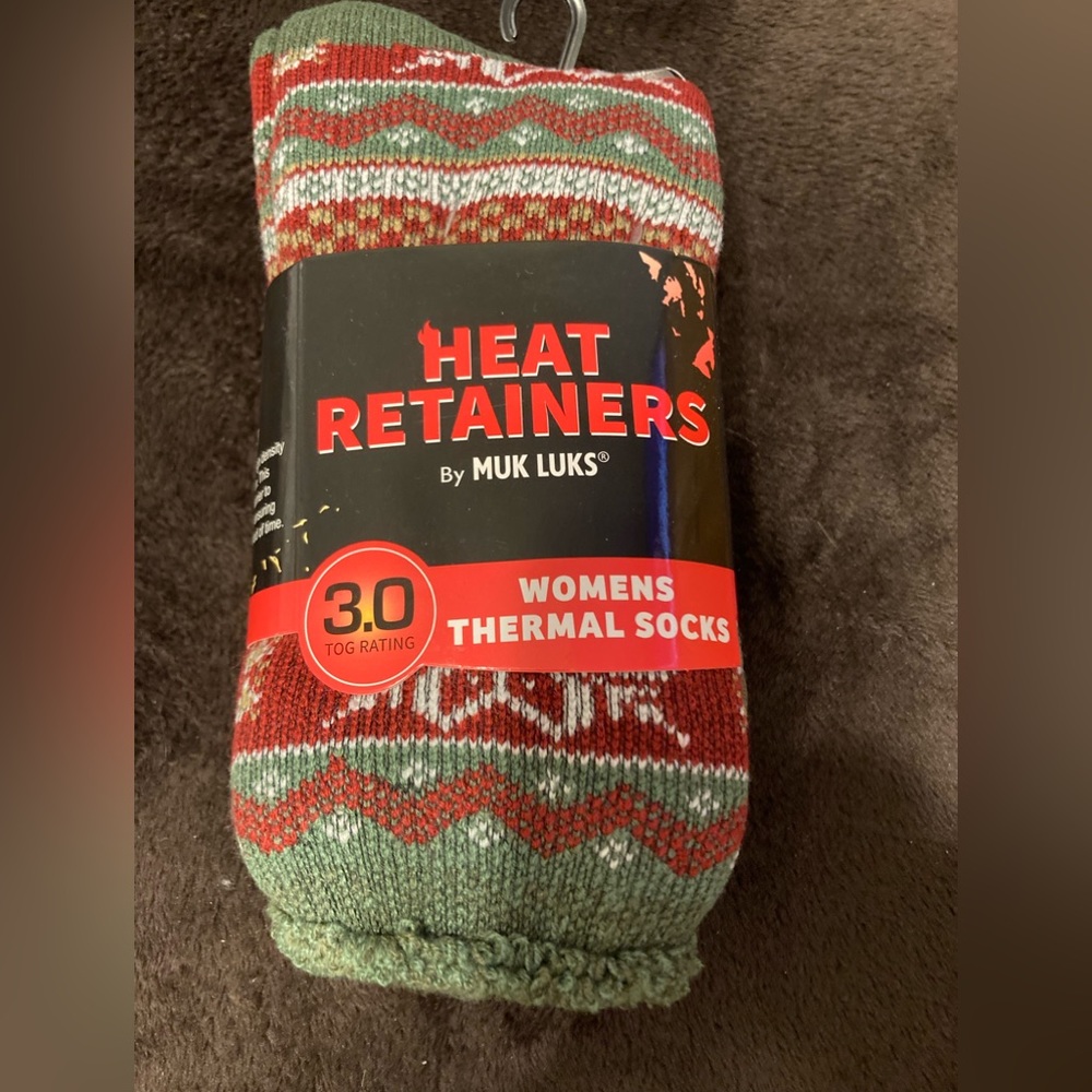 NEW Heat Resistant Women’s Thermal Socks by Muk Luks. 2 Pack